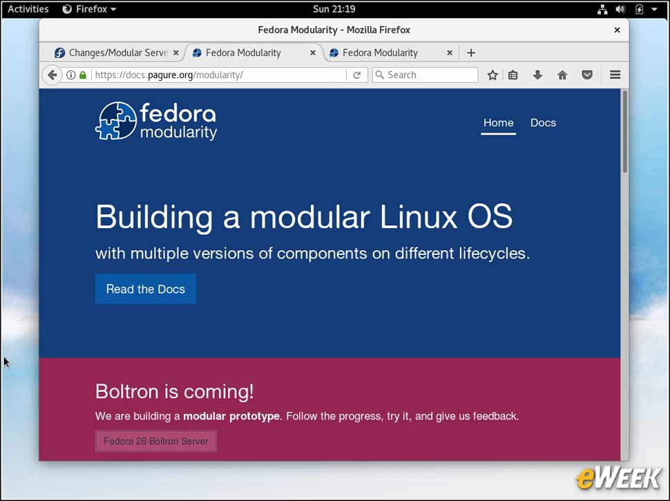 7 - Fedora 26 Includes a Boltron Sever Modularity Preview